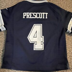 NFL Navy and Gray Cowboys Jersey